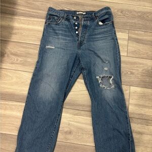 Levi’s Big E Ribcage Straight Jeans